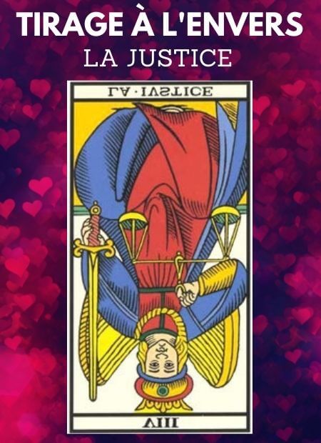 tarot gratuit carte la justice tarot de marseille envers
