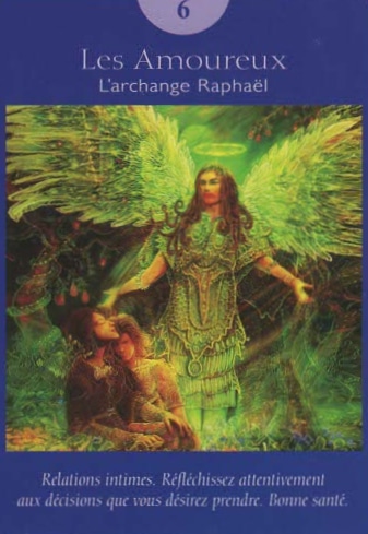 les amoureux tarot des anges