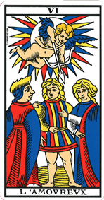 l amoureux tarot de Marseille