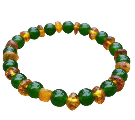 bracelet jade ambre